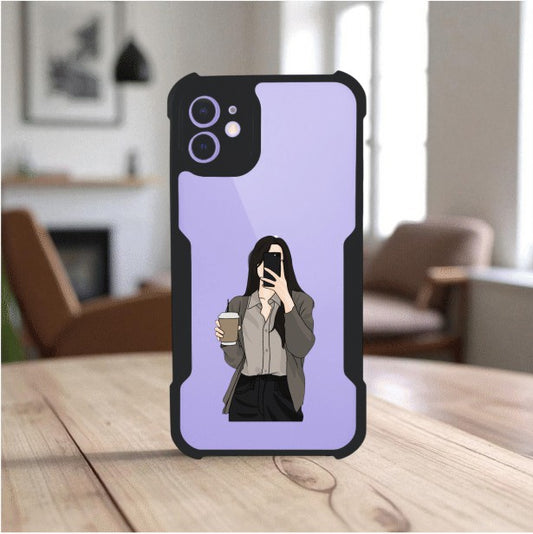 Coffee Girl Mobile Cover For Apple Iphone 12