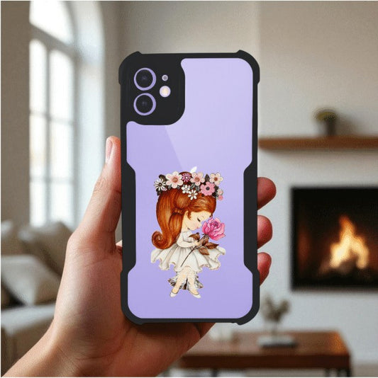 Flower Girl Mobile Cover For Apple Iphone 12