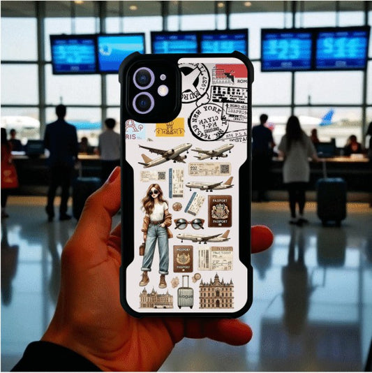 Travel Girl Vibes Mobile Cover For Apple Iphone 12