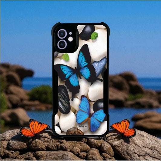Blue Wings Beauty Mobile Cover For Apple Iphone 12