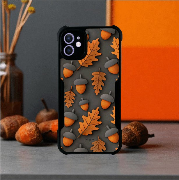 Oak & Acorn Mobile Cover For Apple Iphone 12