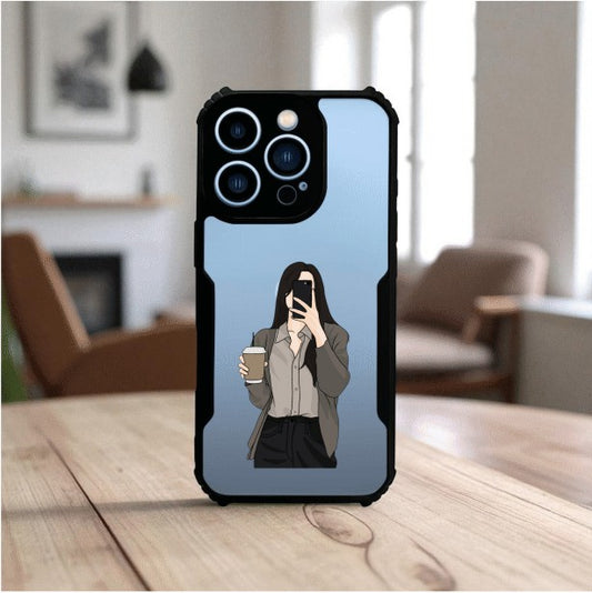 Coffee Girl Mobile Cover For Apple Iphone 12 Pro