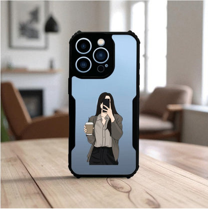 Coffee Girl Mobile Cover For Apple Iphone 13 Pro
