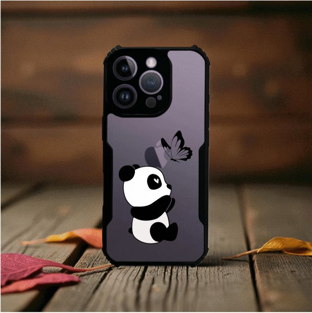 Panda and Butterfly Mobile Cover For Apple Iphone 14 Pro Max
