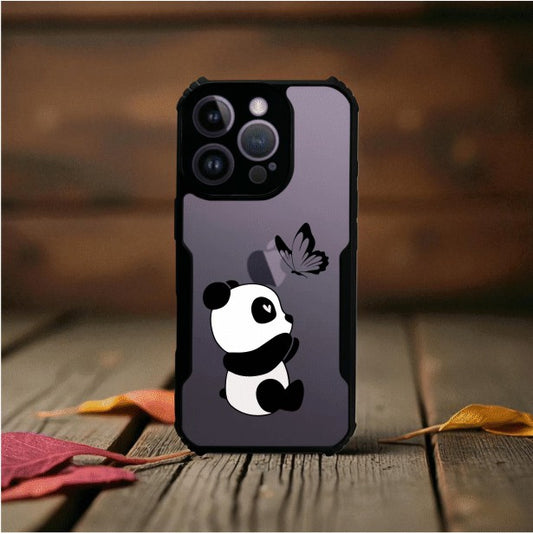 Panda and Butterfly Mobile Cover For Apple Iphone 14 Pro Max