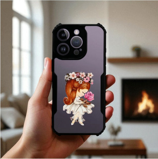 Flower Girl Mobile Cover For Apple Iphone 14 Pro