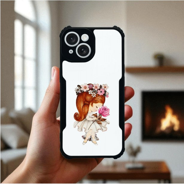 Flower Girl Mobile Cover For Apple Iphone 14 Plus