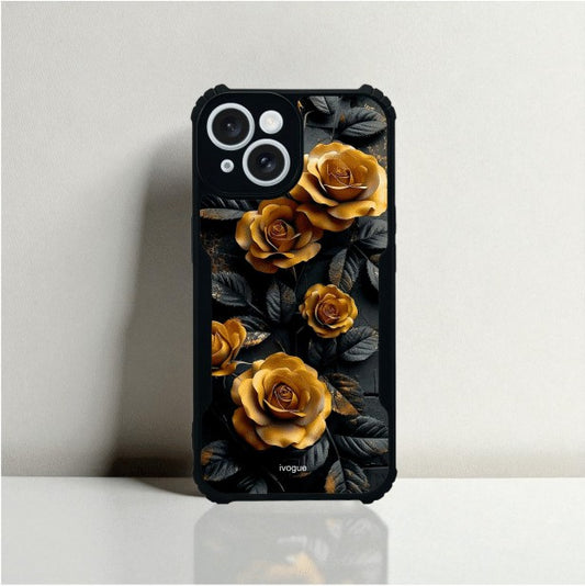 Golden Rose Mobile Cover For Apple Iphone 14 Plus