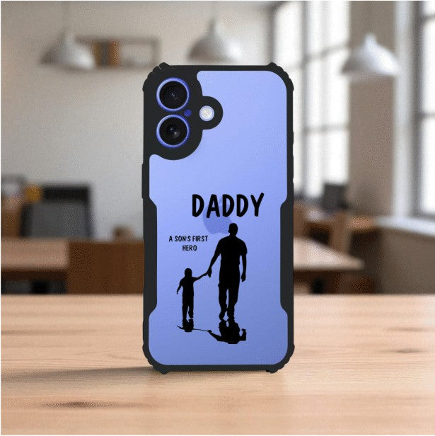 Daddy and Son Mobile Cover For Apple Iphone 16