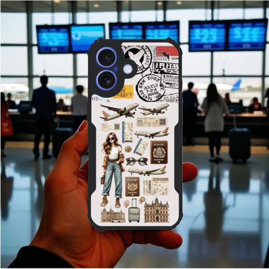 Travel Girl Vibes Mobile Cover For Apple Iphone 16 Plus
