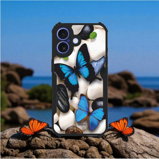 Blue Wings Beauty Mobile Cover For Apple Iphone 16
