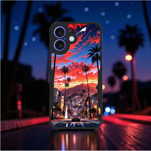 Palm City Nights Mobile Cover For Apple Iphone 16