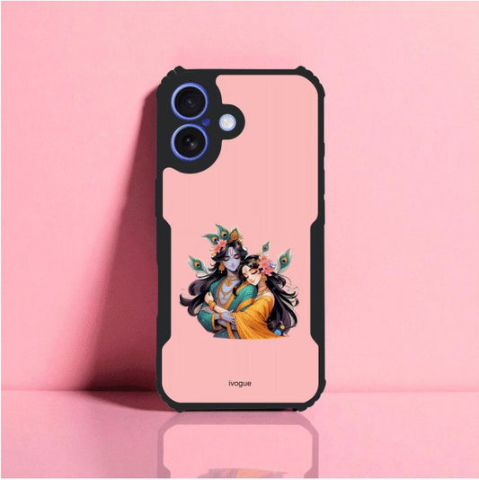 Radha Krishna Bliss Mobile Cover For Apple Iphone 16 Plus