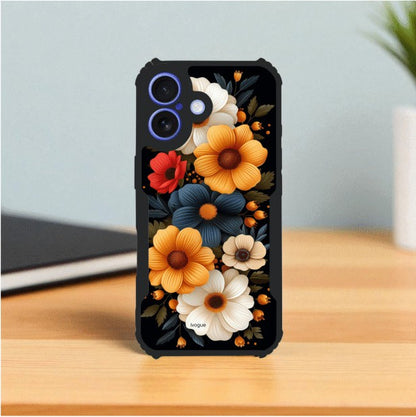 Retro Petals Mobile Cover For Apple Iphone 16