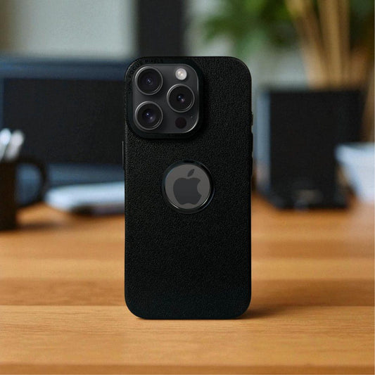 Lichi Lather Case For Apple Iphone 16 Pro Max_Black