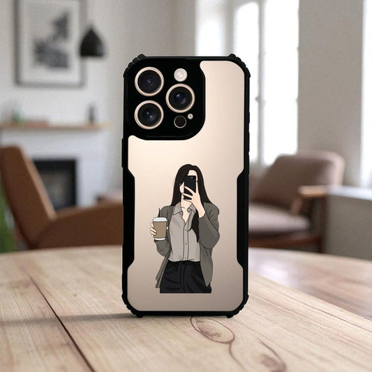 Coffee Girl Mobile Cover For Apple Iphone 16 Pro Max