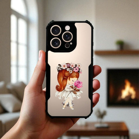 Flower Girl Mobile Cover For Apple Iphone 16 Pro Max