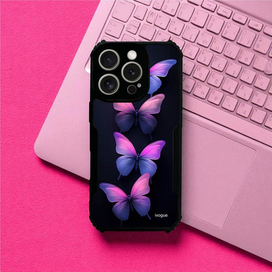 Galaxy Butterflies Mobile Cover For Apple Iphone 16 Pro Max