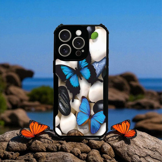 Blue Wings Beauty Mobile Cover For Apple Iphone 16 Pro Max
