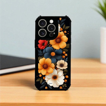 Retro Petals Mobile Cover For Apple Iphone 16 Pro Max