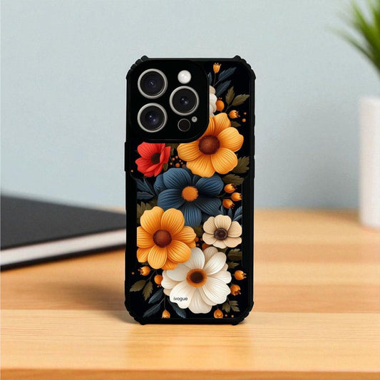 Retro Petals Mobile Cover For Apple Iphone 16 Pro Max