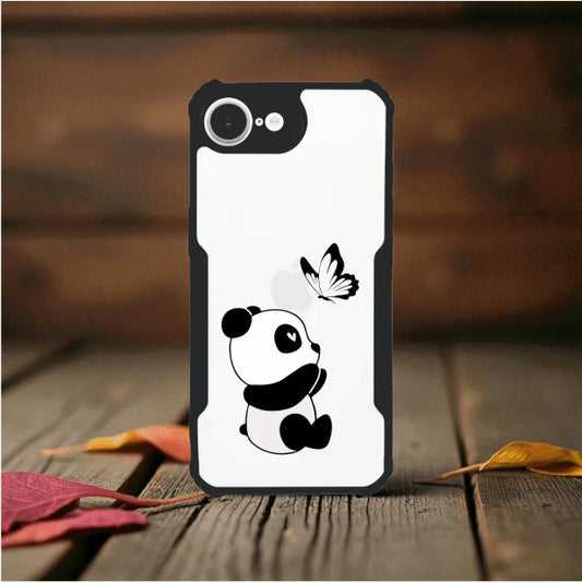 Panda and Butterfly Mobile Cover For Apple iphone 16e