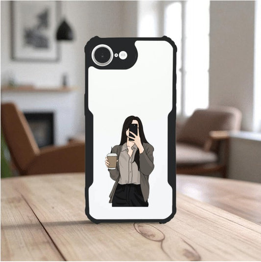 Coffee Girl Mobile Cover For Apple iphone 16e