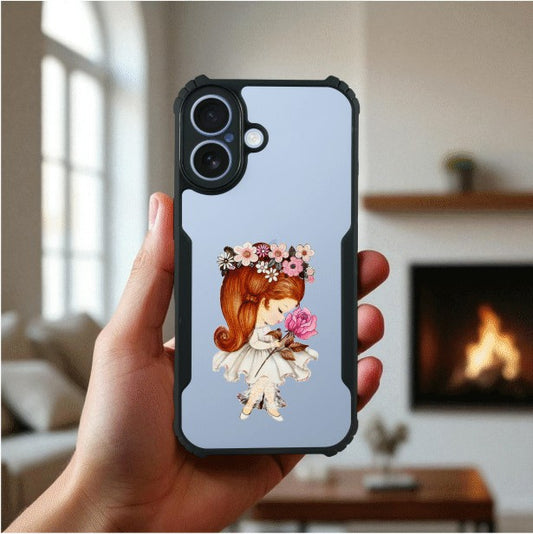 Flower Girl Mobile Cover For Apple Iphone 17