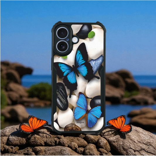 Blue Wings Beauty Mobile Cover For Apple Iphone 17