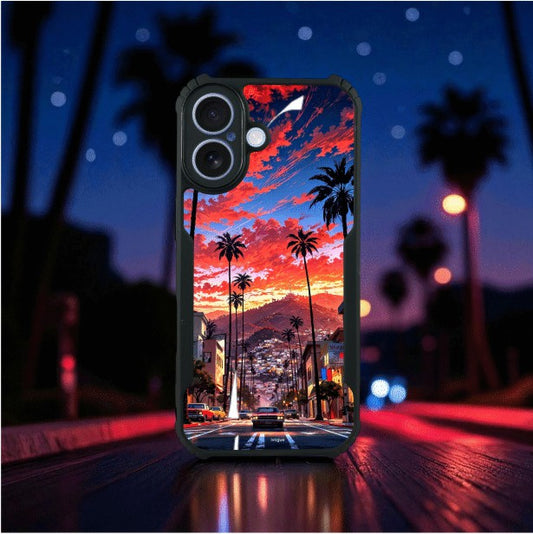 Palm City Nights Mobile Cover For Apple Iphone 17