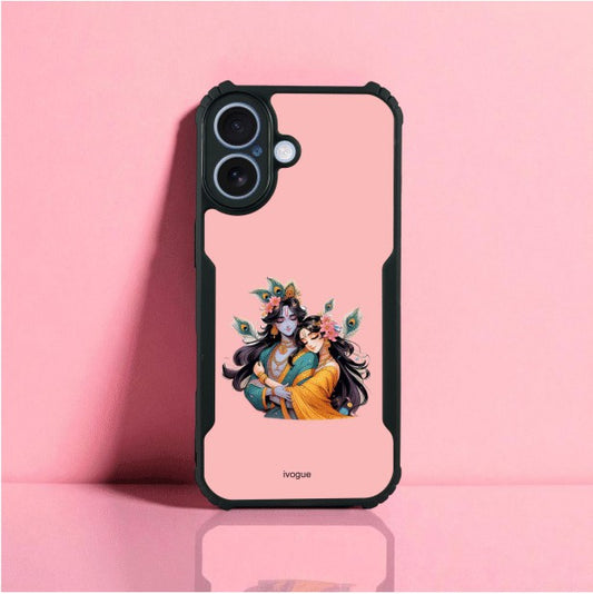 Radha Krishna Bliss Mobile Cover For Apple Iphone 17
