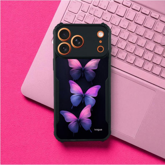 Galaxy Butterflies Mobile Cover For Apple Iphone 17 Pro