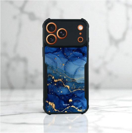 Blue Opulence Mobile Cover For Apple Iphone 17 Pro