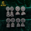 Traditional Oxidized Silver Jhumka Earrings – Elegant & Versatile