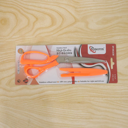 Multipurpose 9 Inch Stainless Steel Tailoring Scissors with Protective Safety Cover