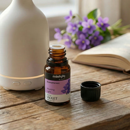 Eyelet Violet Aroma Diffuser Oil, Morning Light Fragrance for Home & Relaxing Aromatherapy (10Ml)