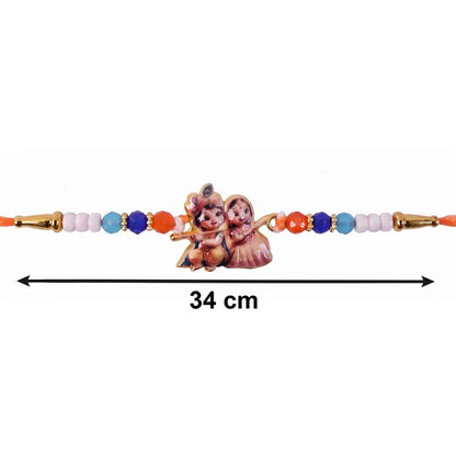 Radha Krishna Rakhi – Divine Love and Blessings for Brother