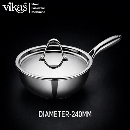 Vikas Triply Frypan 240mm size