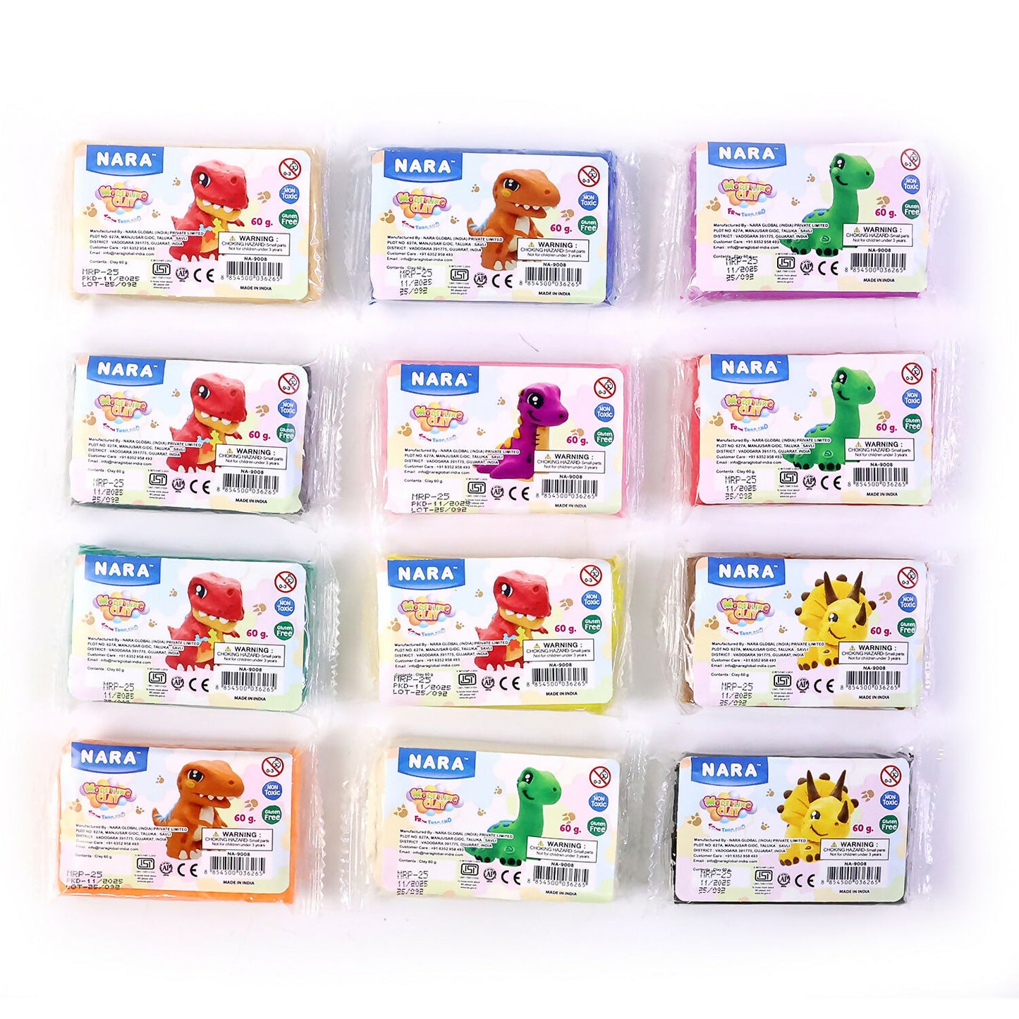 Nara Creative Modelling Clay for Kids DIY Art & Craft Soft Play Dough