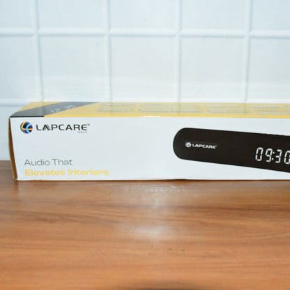 Lapcare Wireless Bluetooth Speaker with Digital Clock Display and Portable Design