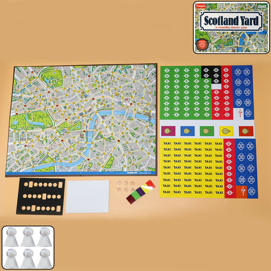 Scotland Yard Detective Strategy Board Game – Classic Mystery Chase Game for Family and Friends