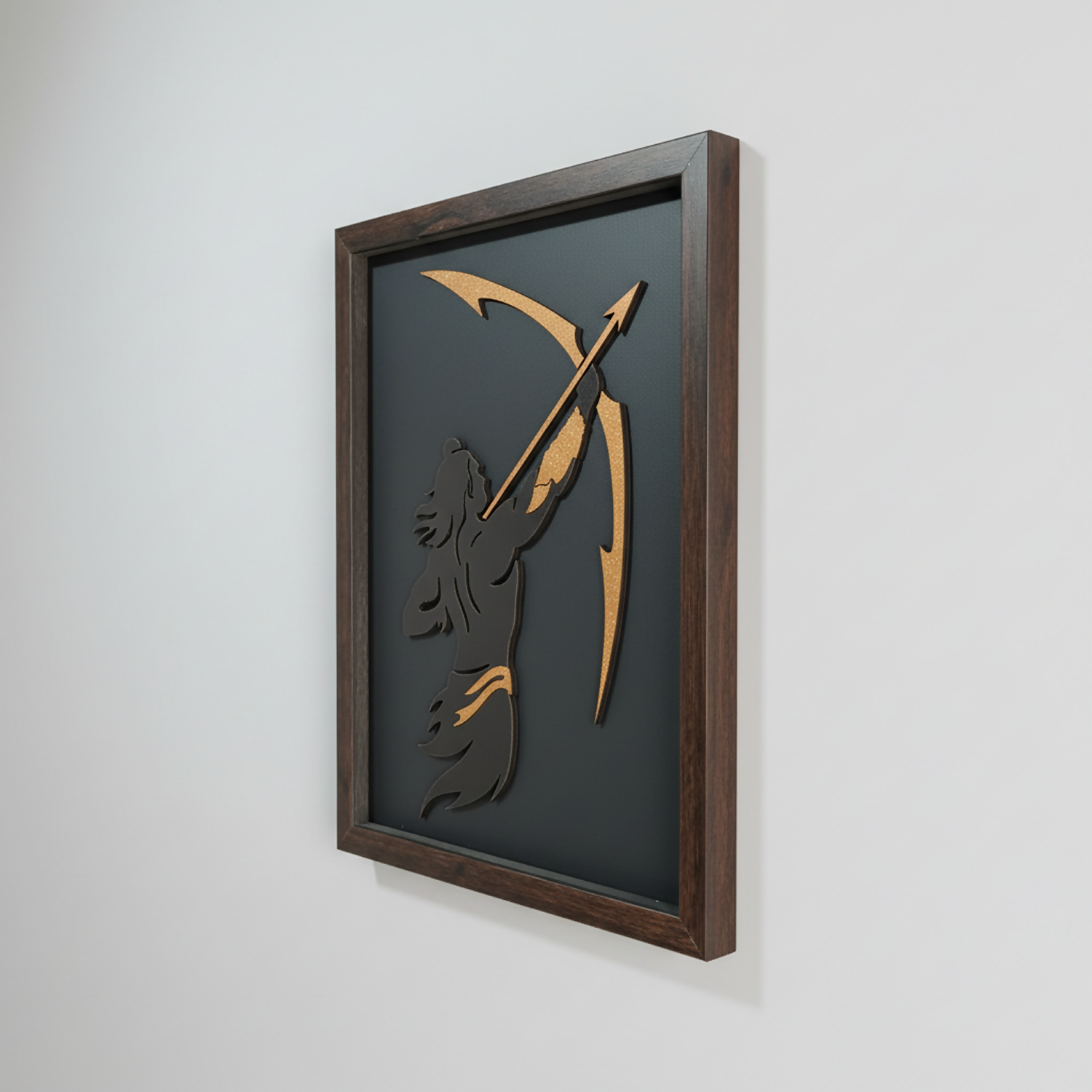 Lord Ram Wall Art Frame| Premium Minimalist Spiritual Wall Art for Living Room, Office & Meditation Space