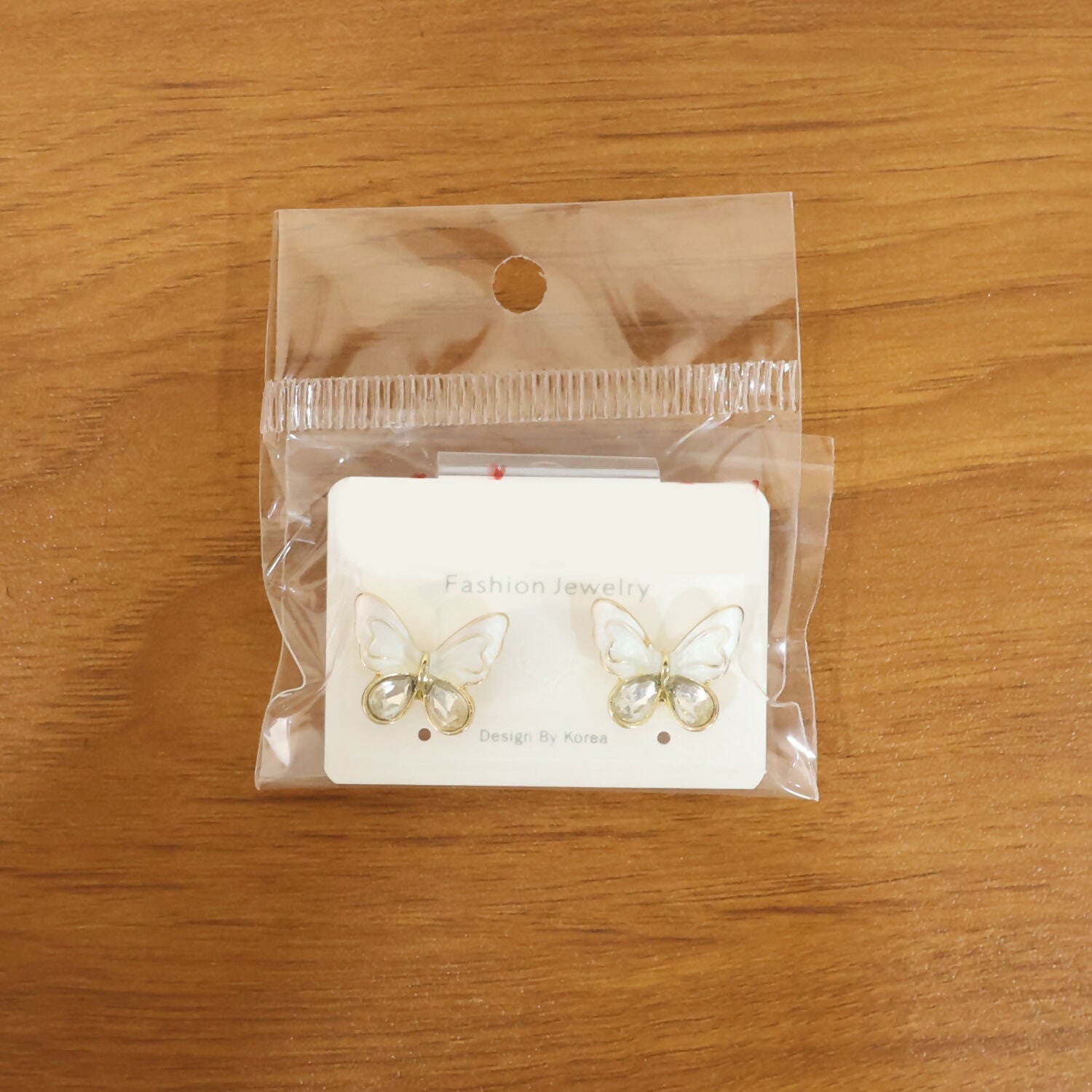 Elegant Crystal Butterfly Stud Earrings for Women And Girls