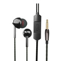 Wired Handsfree Earbuds – Extra Bass & Tangle-Free Cable