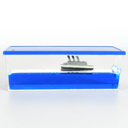 Car Interior Dashboard Decoration Floating Water Cruiser Ship