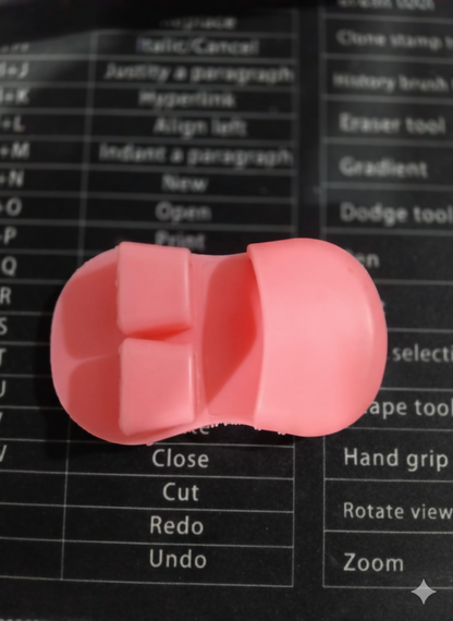 Silicone Glowpad scrubber
