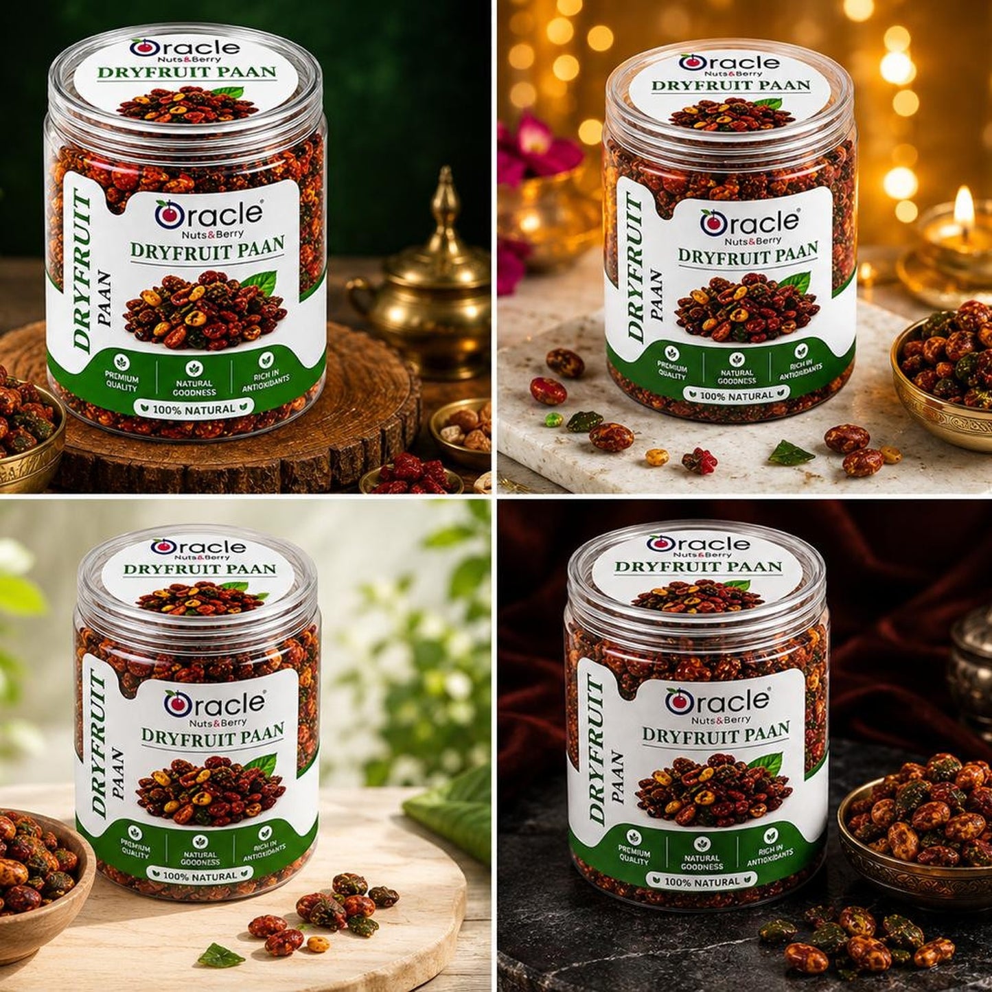 Oracle Dry Fruit Paan Delight, Sweet Mukhwas Paan-Flavoured Mouth Freshener 150g