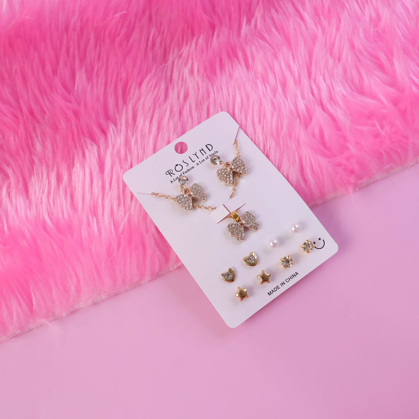 Premium Gold Plated Leaf Pearl Drop Earrings for Women & Girls (Pack Of 7)