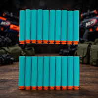 Soft Foam Bullet Darts for Clip System Toy Blasters, Refill Ammo Pack of 20 Pieces