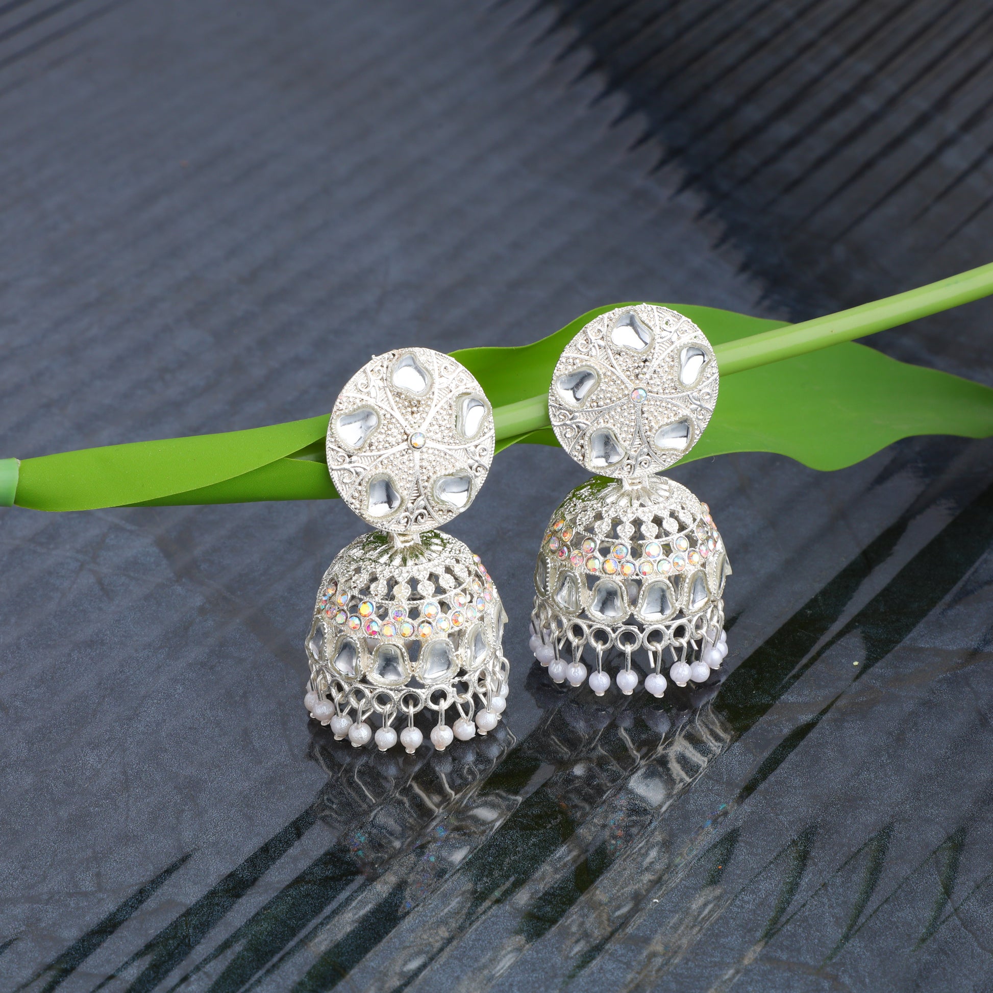 Stylish Fancy Traditional Pearl Jhumka Earrings